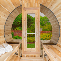 Tranquility Maximum Glass Panes Sauna