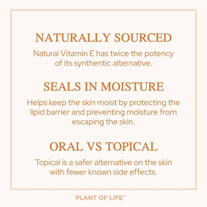 Vitamin E Oil | Natural | Face, Skin & Hair Care |Tocopherol