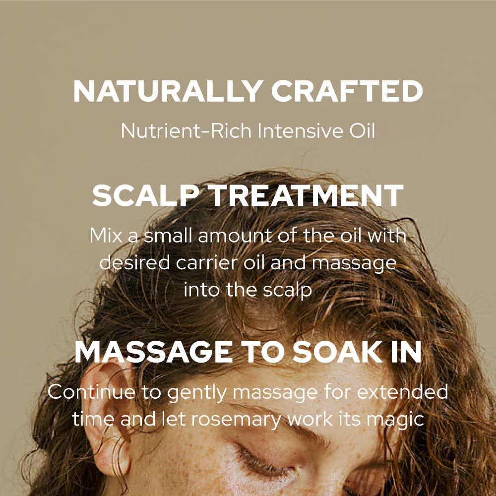 Rosemary Essential Oil for Aromatherapy Hair, Skin, & Nails: 2oz