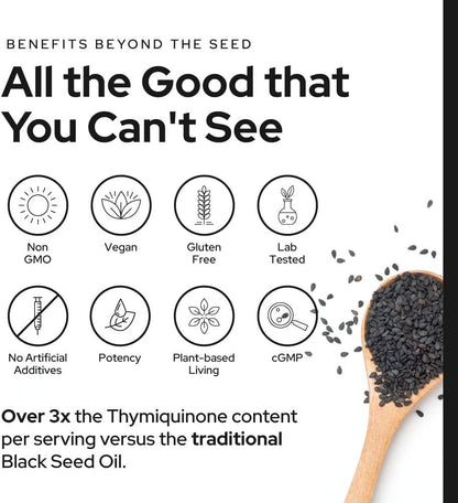 Black Seed Oil| Pure Plant-Based - Nigella Sativa Cumin Seed