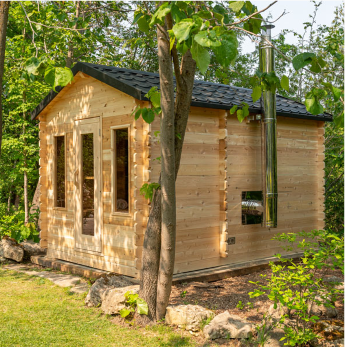 Georgian Cabin Sauna with Changeroom