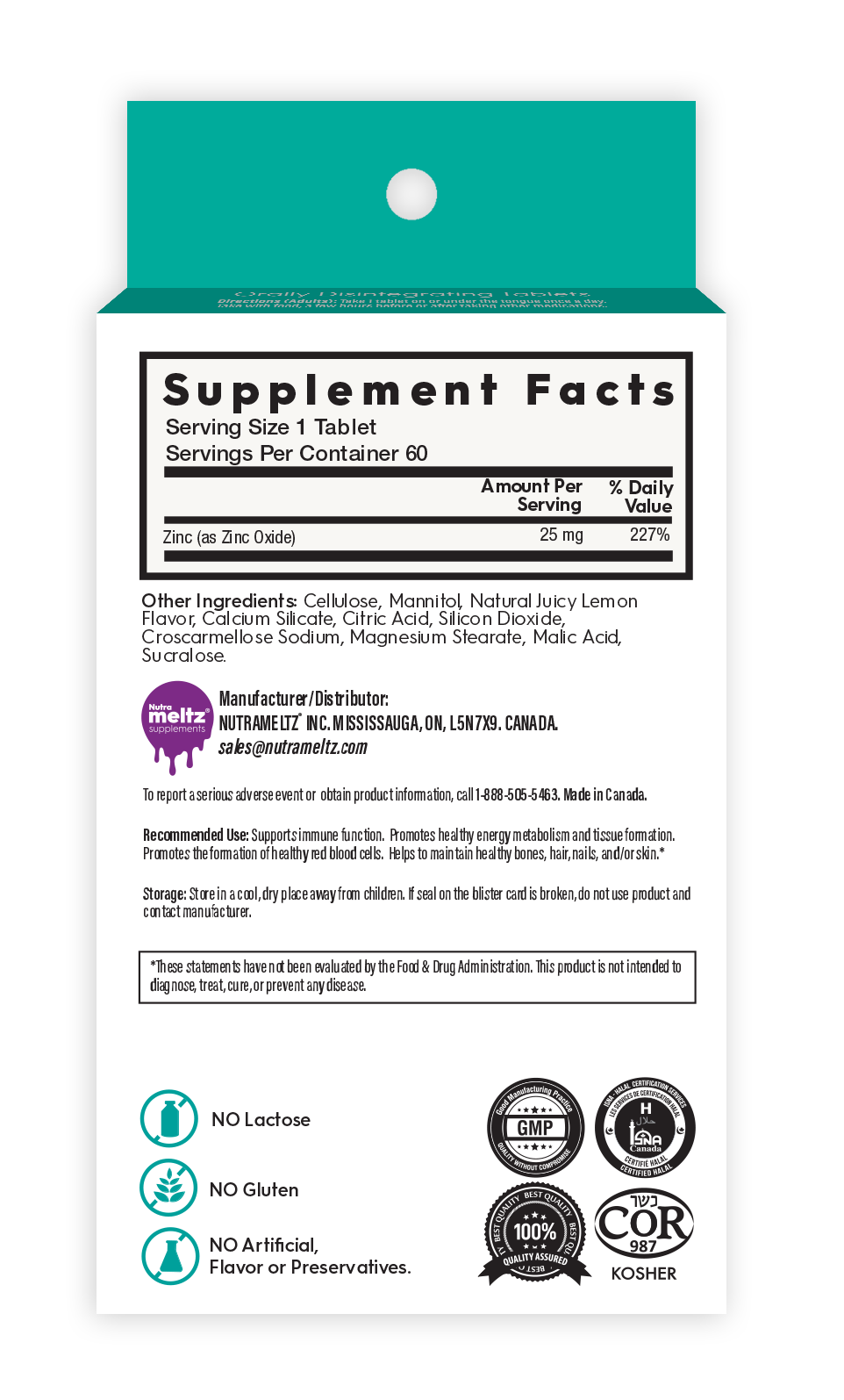 Zinc 25 mg