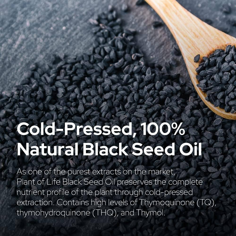 Black Seed Oil| Pure Plant-Based - Nigella Sativa Cumin Seed
